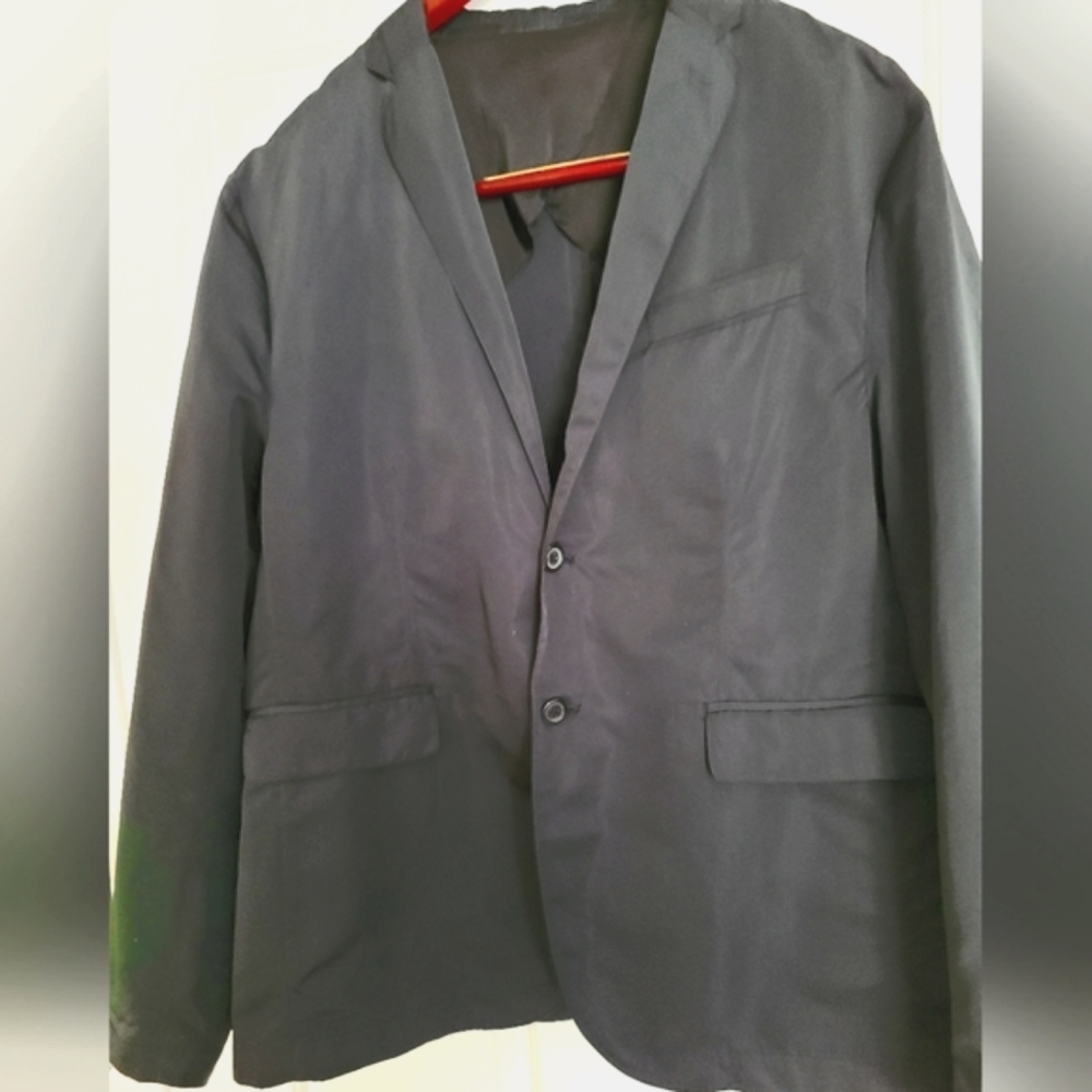 Super trendy nylon look/ feel blazer